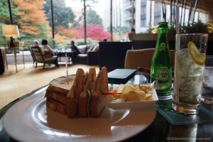 Sheraton Miyako Hotel Tokyo Japan club sandwich