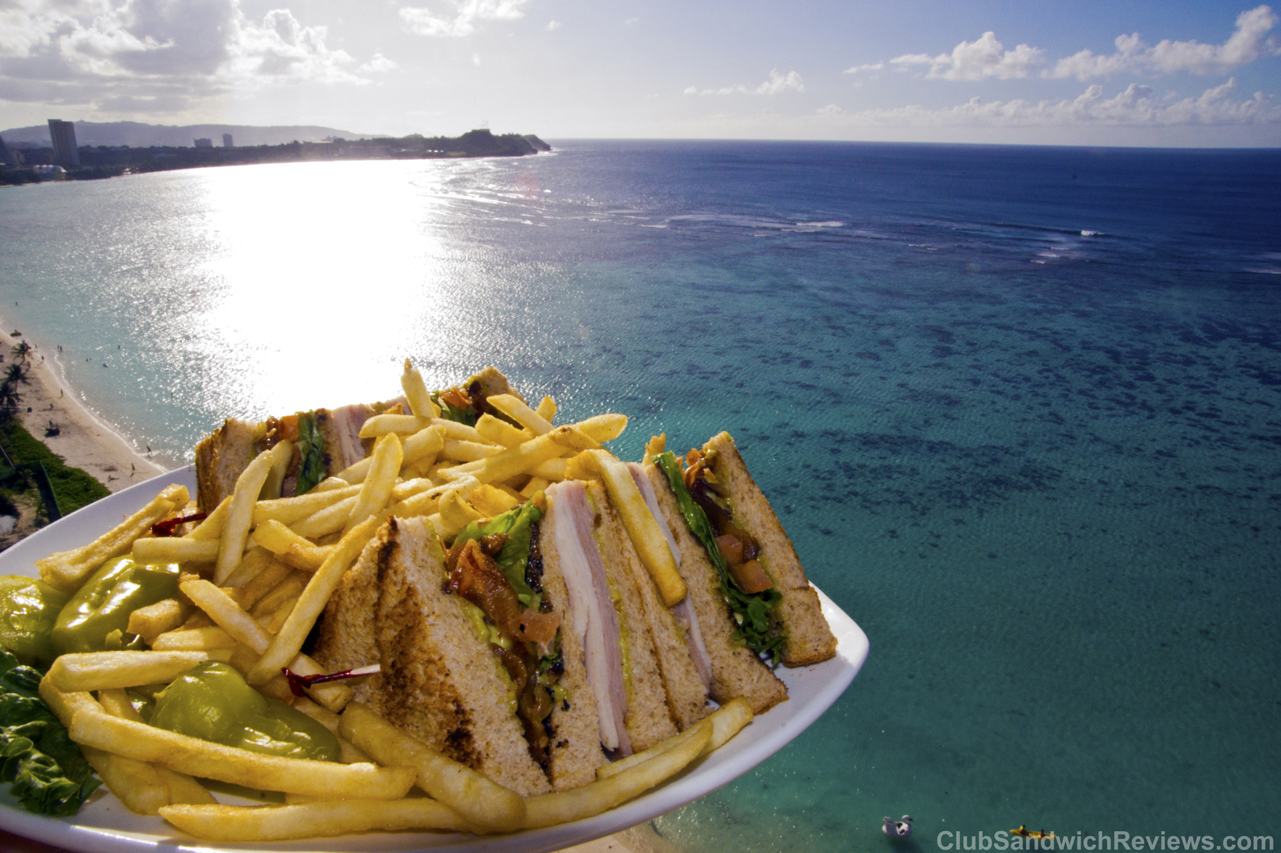Outrigger Guam Resort Tumon Bay club sandwich