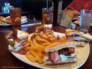 Bourbon City Bistro Club Sandwich Bardstown Kentucky