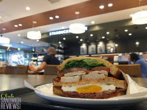 Starbucks Shimbashi Club Sandwich Tokyo Japan Shiodome