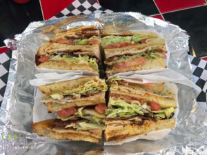 Hill Grill Downtown Los Angeles Club Sandwich