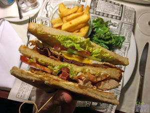 Westin Grand Hotel Frankfurt Germany Club Sandwich