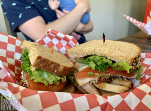 Los Angeles County Arboretum Club Sandwich