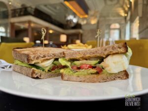The London EDITION Vegetarian Club Sandwich